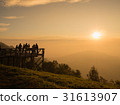 silhouette landscape mountain at view point  31613907