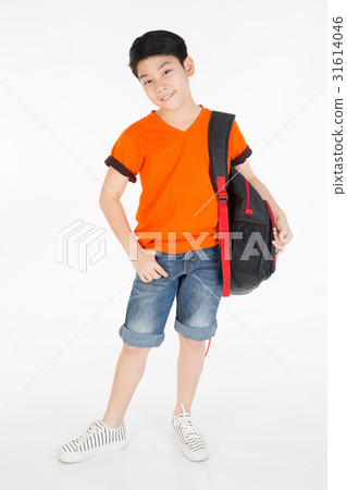 Photo of young happy asian boy looking at camera 31614046