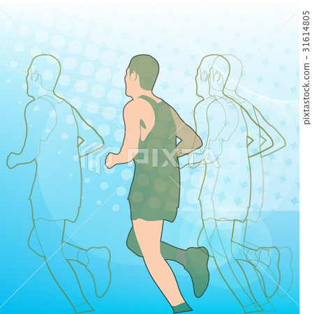run - Stock Illustration [31614805] - PIXTA