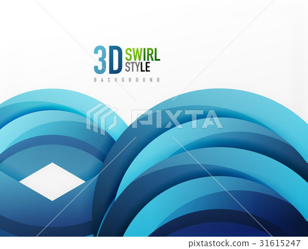 3D wave design - Stock Illustration [31615247] - PIXTA