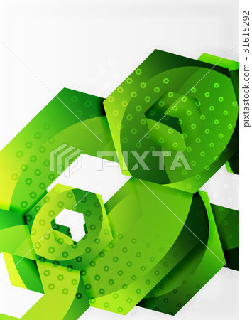 Vector 3d hexagon background - Stock Illustration [31615292] - PIXTA