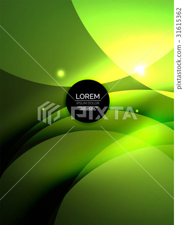 Overlapping circles on glowing abstract background Overlapping circles on glowing abstract background 31615362