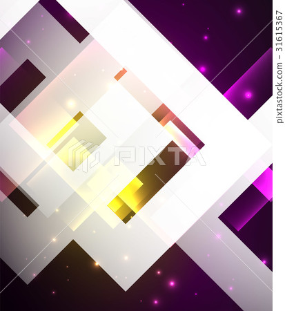 Dark background design with squares and shiny 31615367