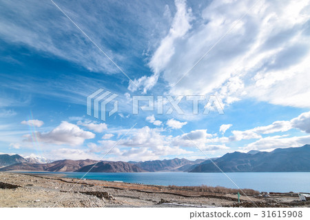 Shore of Pangong Lake in Leh, Ladakh, India. 31615908