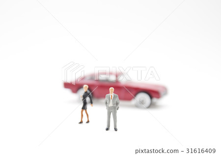 Business figure and toy car Business figure and toy car 31616409
