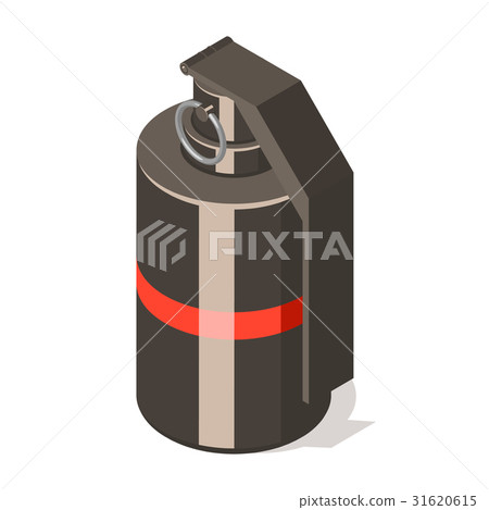 Hand grenade icon isolated on white background. Hand grenade icon isolated on white background. 31620615
