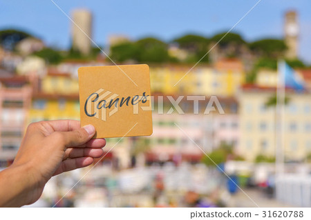 word Cannes in the Vieux Port in Cannes, France word Cannes in the Vieux Port in Cannes, France 31620788