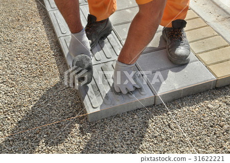 Construction site, brick paver 31622221