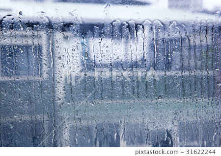 雨天，窗台，陰天，雨、窓枠、曇り、Rainy day, windowsill, cloudy, 31622244