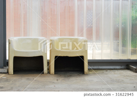 Two plastic chairs Two plastic chairs 31622945