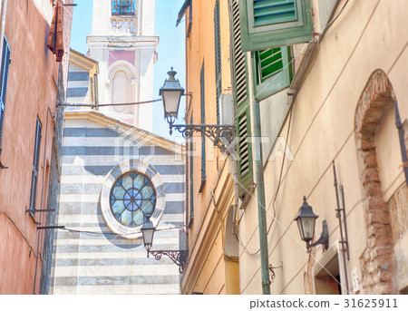 traditional perspective in Albenga, Italy 31625911
