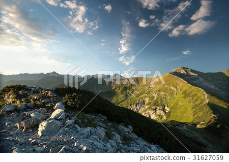 View from the Peak in the Tatra Mountains View from the Peak in the Tatra Mountains 31627059