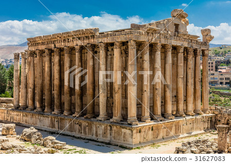 Temple of Bacchus romans ruins Baalbek Beeka Temple of Bacchus romans ruins Baalbek Beeka 31627083