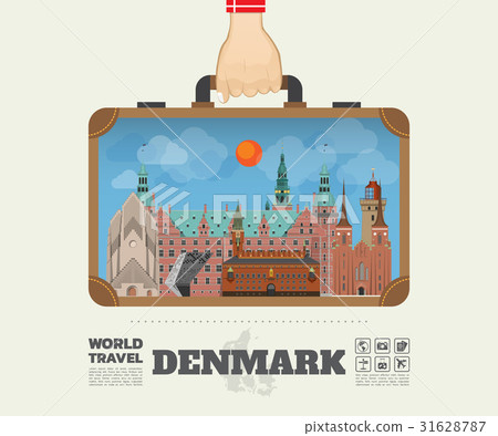 Hand carrying Denmark Landmark Global Travel. Hand carrying Denmark Landmark Global Travel. 31628787