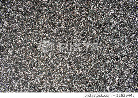 紋理石渣地面石路灰色白色黑色 31629445