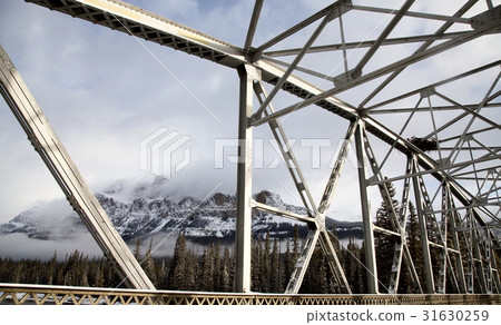 Castle Mountain Alberta in Winter Castle Mountain Alberta in Winter 31630259