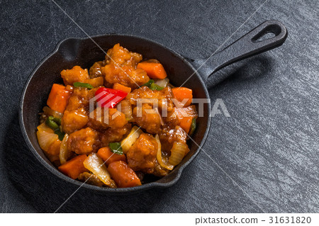 Sweet and sour pork Chinese cuisine Sweet and sour pork Sweet and sour pork Chinese cuisine Sweet and sour pork 31631820