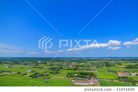 Aerial view of Takane Kozo Hongo Ichimatsu in Chosei village, Chiba prefecture 31635690