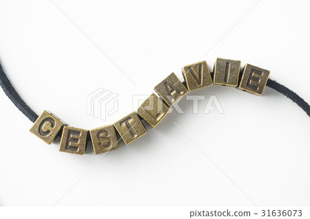 metal cube word " c'est la vie " link with line 31636073