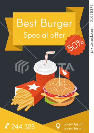 Vector illustration of isometric food Vector illustration of isometric food 31636378