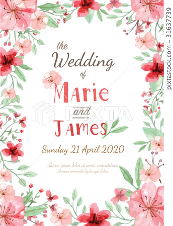 Wedding invitation card 31637739