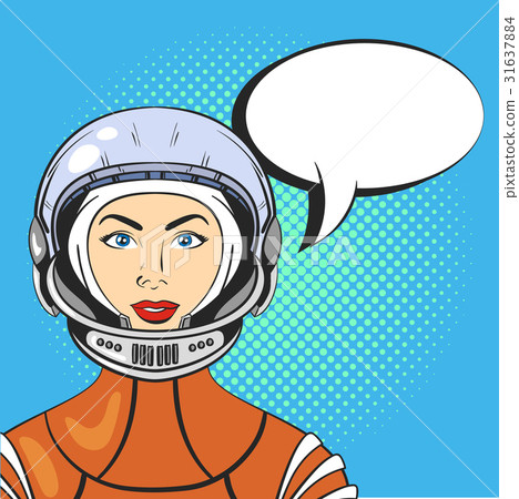 beautiful young woman in astronaut helmet beautiful young woman in astronaut helmet 31637884