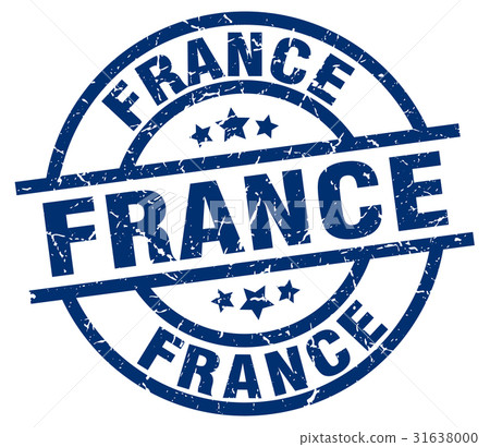 France blue round grunge stamp France blue round grunge stamp 31638000