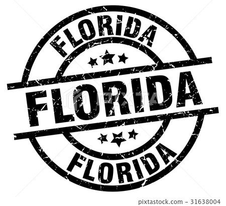 Florida black round grunge stamp Florida black round grunge stamp 31638004