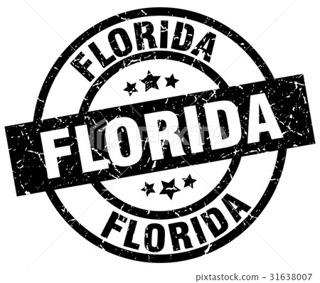 Florida black round grunge stamp Florida black round grunge stamp 31638007