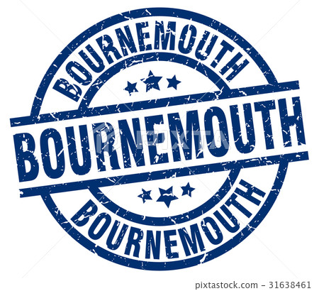 Bournemouth blue round grunge stamp Bournemouth blue round grunge stamp 31638461