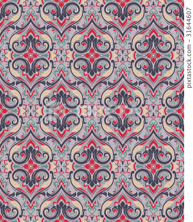 Vector damask seamless pattern Vector damask seamless pattern 31644607