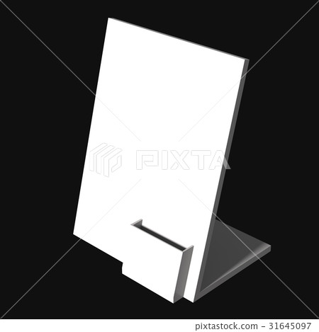 sales point stand 3d illustration 31645097