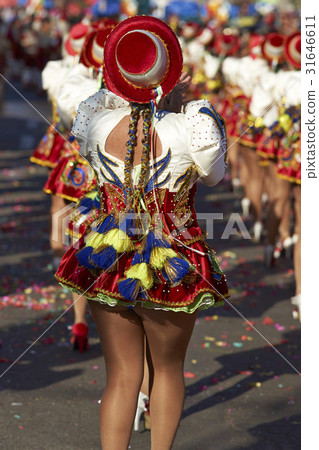 Caporales dance group at the Arica Carnival Caporales dance group at the Arica Carnival 31646611