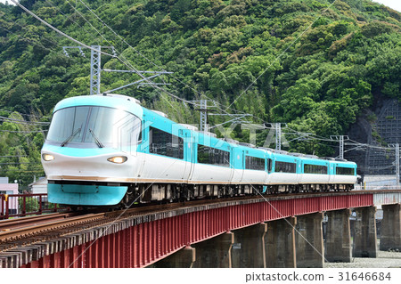 Limited Express Kuroshio Series 283 Kishihonemoto Kiiidahara - Koza Kogetsugawa Iron Bridge 31646684