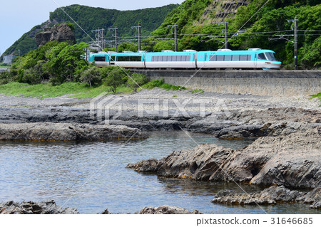 Limited Express Kuroshio Series 283 Kishimoto Line Kogetsu - Kiiidawara Coastline Limited Express Kuroshio Series 283 Kishimoto Line Kogetsu - Kiiidawara Coastline 31646685
