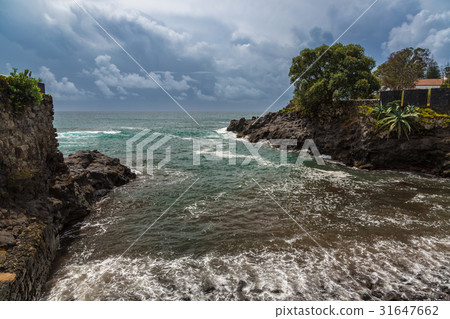 Small bay near Caloura town of Sao Miguel. 31647662