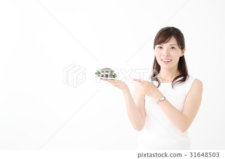 房地產·女性·住宅模型 31648503