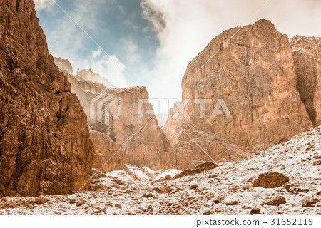 Path to Sella Ronda Dolomites Italy 31652115