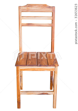 Wooden chair isolated. Wooden chair isolated. 31653623