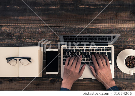 Personal computer, laptop business image Personal computer, laptop business image 31654266