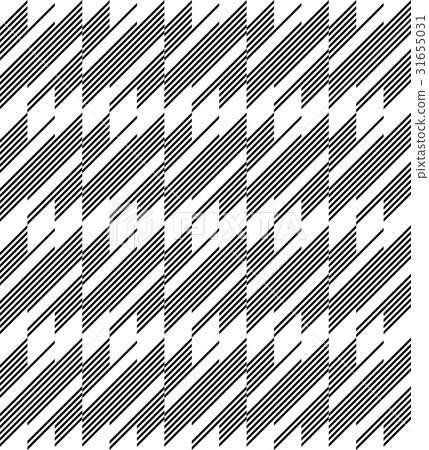 Black and white geometric stripe seamless pattern - Stock Illustration ...