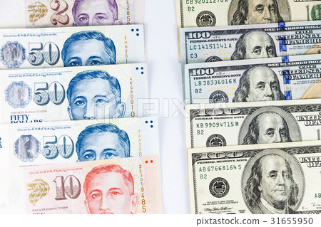 US Dollar and Singapore Dollar exchange US Dollar and Singapore Dollar exchange 31655950