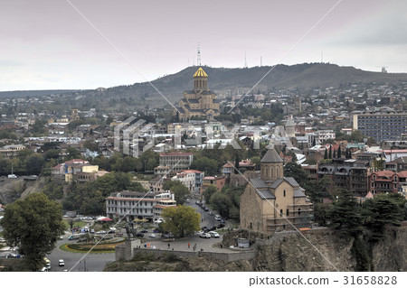 Panorama of the city center from the fortress Nari Panorama of the city center from the fortress Nari 31658828