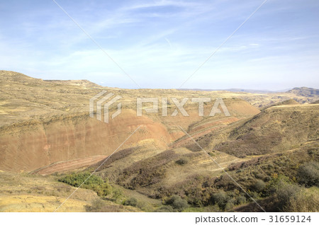 Landscape in the vicinity of the monastery of Davi 31659124