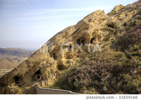 Georgian Orthodox monastery complex David Gareja. Georgian Orthodox monastery complex David Gareja. 31659166