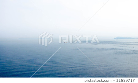 One ship going through Toyosu Channel One ship going through Toyosu Channel 31659717