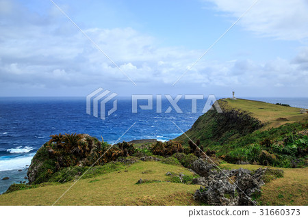 Okinawa Yonagunijima Higashi-zaki lighthouse Okinawa Yonagunijima Higashi-zaki lighthouse 31660373