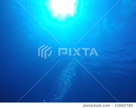 Diving background material (underwater) 31660780