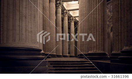 Kazan Cathedral at night, St. Petersburg 31661396