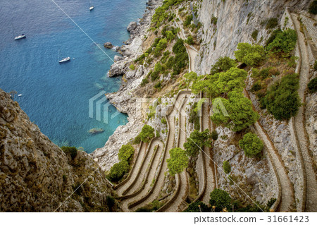 Via Krupp on Capri island in Italy 31661423